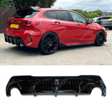BMW 1 Series F40 M135i 2018 - 2024 Gloss Black Rear Diffuser