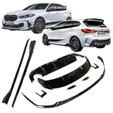 BMW 1 Series M Sport F40 2018 - 2024 Gloss Black Full Aero Kit
