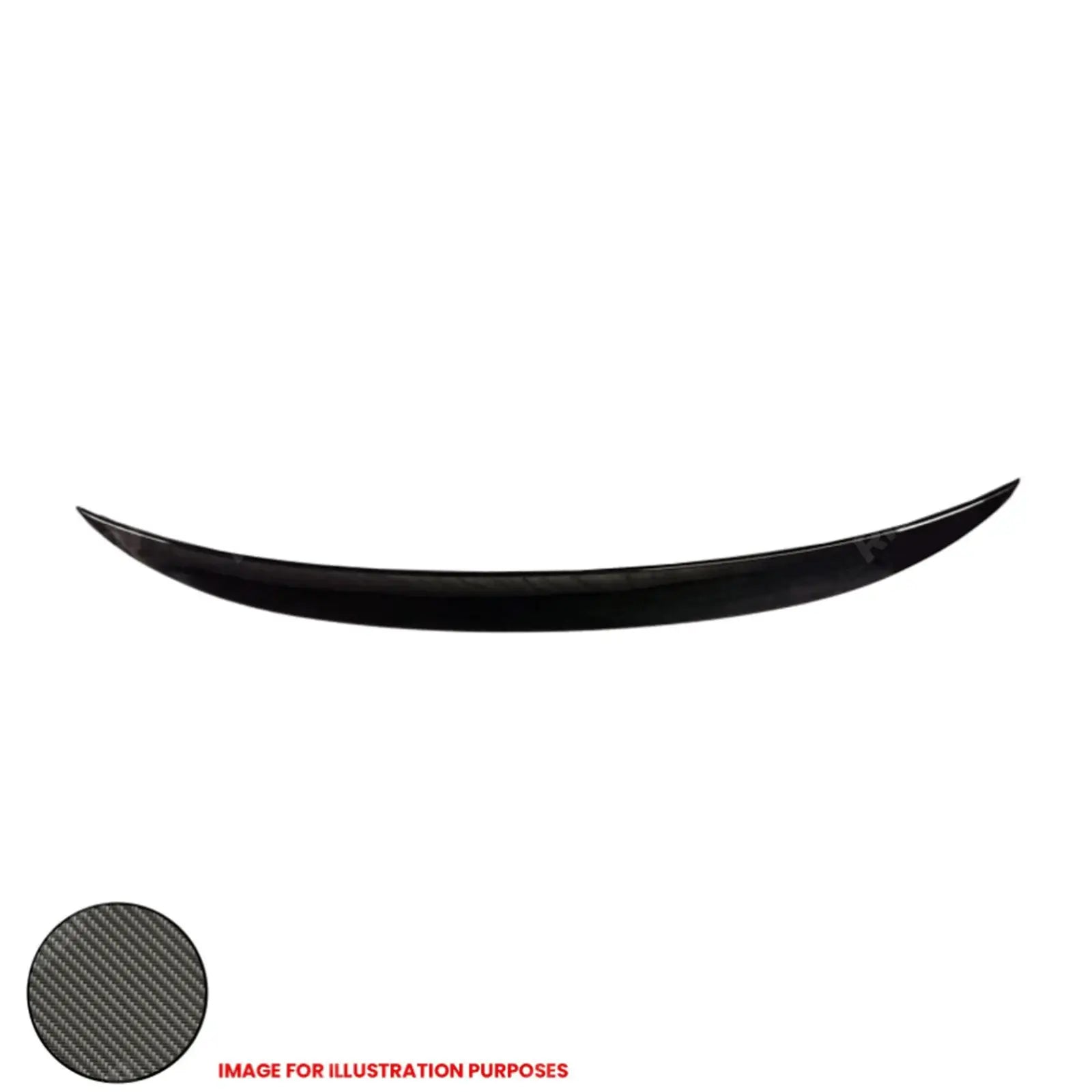BMW 2 Series 2014 - 2020 F22 F23 M Performance Rear Boot Spoiler In Carbon Look