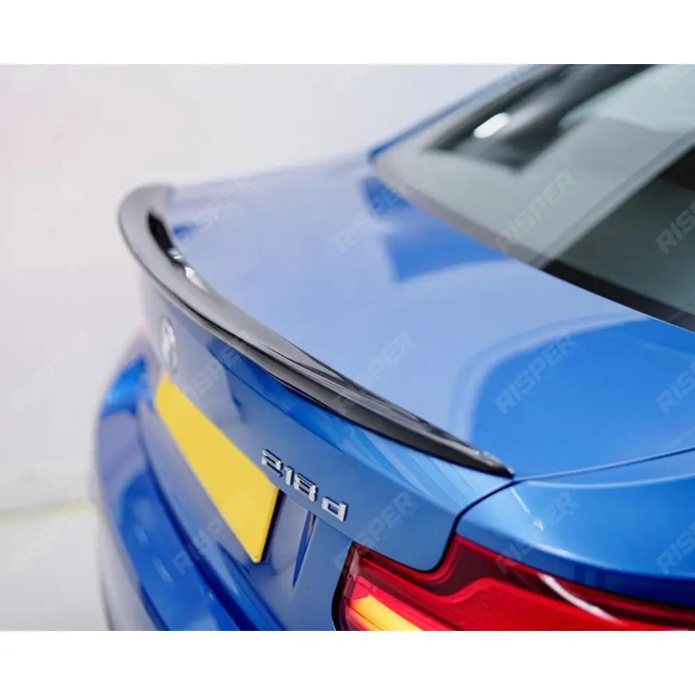 BMW 2 Series 2014 - 2020 F22 F23 M Performance Rear Boot Spoiler In Gloss Black