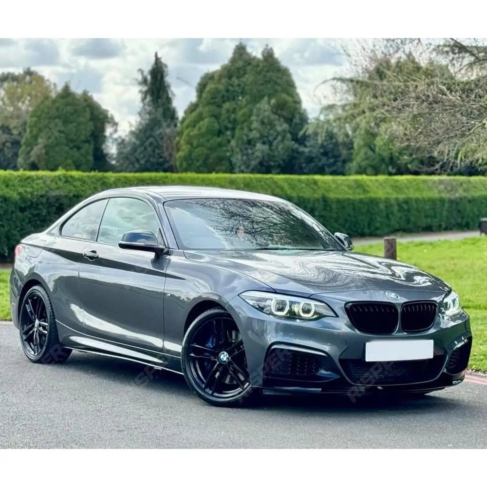BMW 2 Series F22 F23 M Sport Front Splitter 2013 - 2021 Gloss Black
