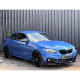 BMW 2 Series F22 F23 M Sport Front Splitter 2013 - 2021 Gloss Black