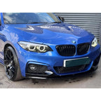 BMW 2 Series F22 F23 M Sport Front Splitter 2013 - 2021 Gloss Black