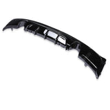 BMW 2 Series F22 M Sport 2013 - 2018 Gloss Black Rear Diffuser - Dual Single Exit