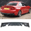 BMW 2 Series F22 M Sport 2013 - 2018 Matte Black Rear Diffuser - Dual Single Exit
