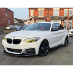 Bmw 2 Series F22 M Sport 2014 - 2021 Front Splitter In Carbon Look