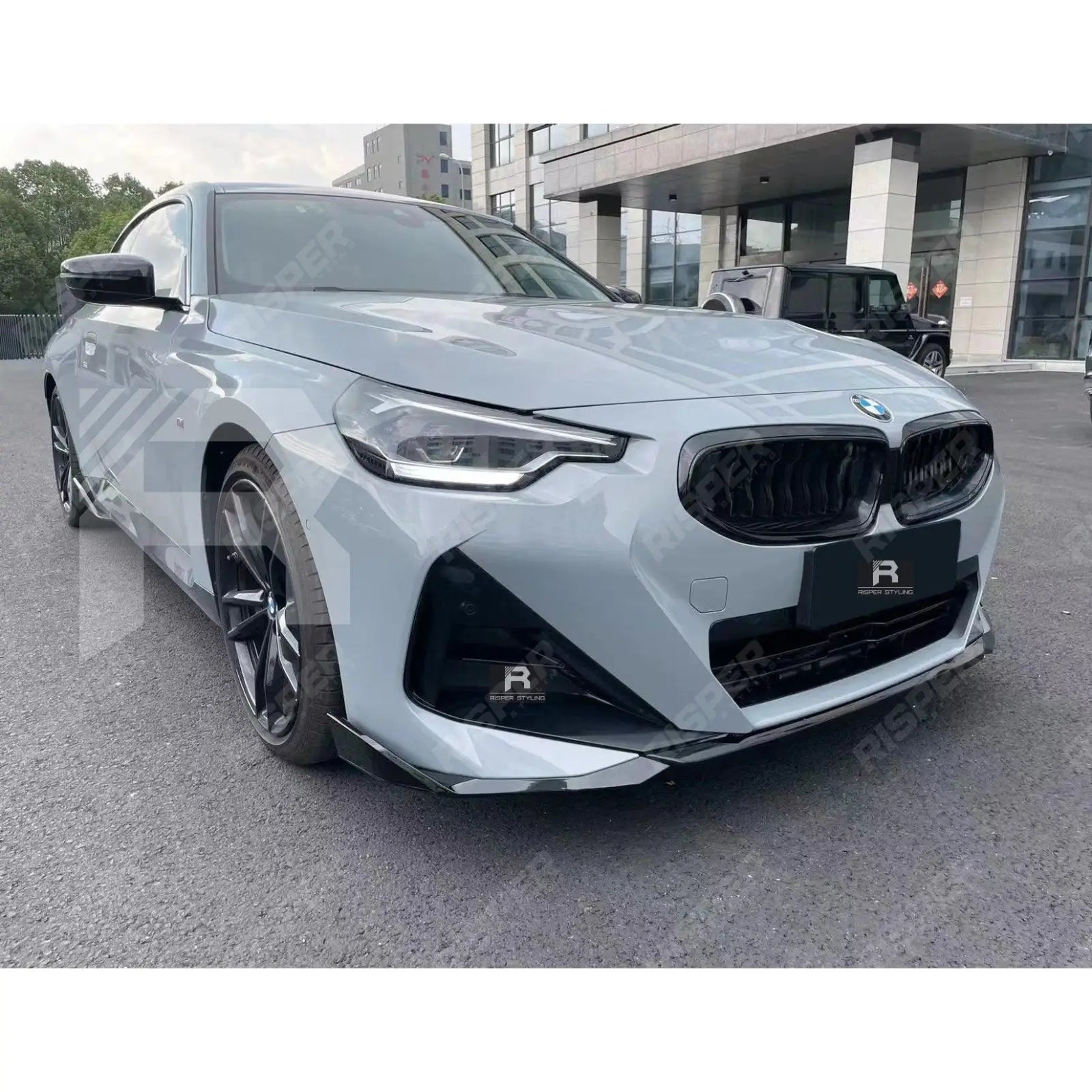 BMW 2 Series G42 2021+ 2 - Door Coupe 'M240i Look' Gloss Black Full Aero Kit