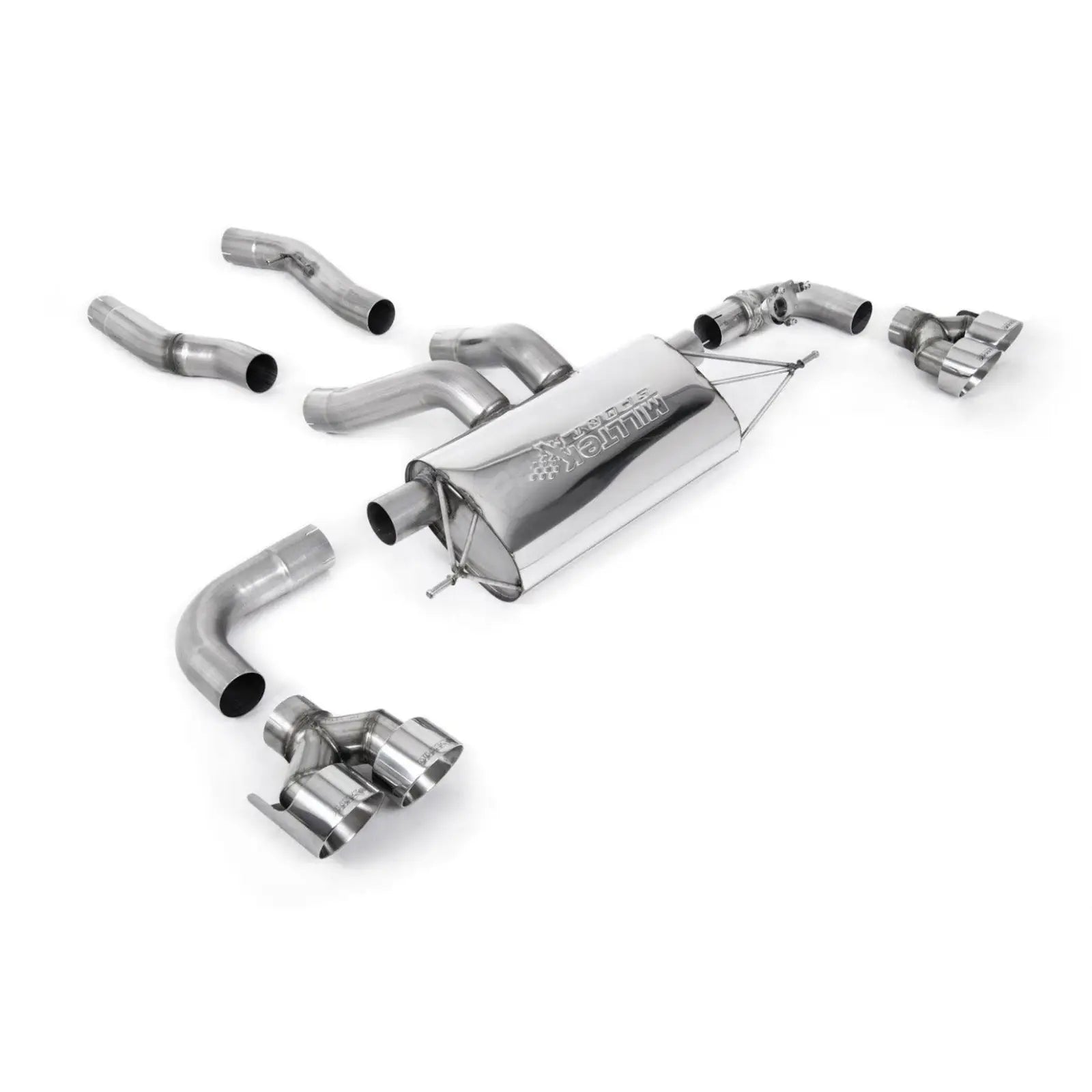 BMW 2 Series G42 2021+ M240i xDrive Milltek Sport Particulate Filter Back Exhaust System