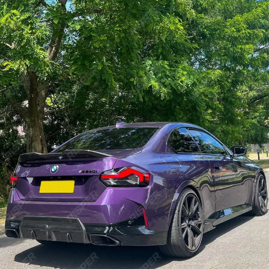 BMW 2 Series G42 2022+ Gloss Black MP Style Rear Spoiler