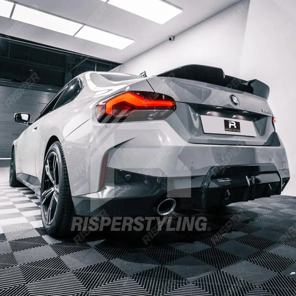 BMW 2 Series G42 2022+ Gloss Black MP Style Rear Spoiler