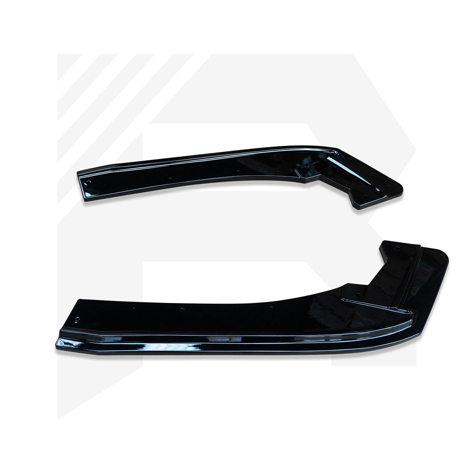 BMW 3 SERIES F30 2012-2018 - REAR BUMPER SIDE SPLITTERS IN GLOSS BLACK - RisperStyling