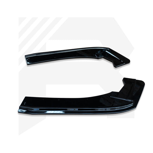 BMW 3 SERIES F30 2012-2018 - REAR BUMPER SIDE SPLITTERS IN GLOSS BLACK - RisperStyling