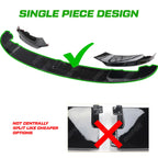 BMW 3 Series F30 F31 F35 M Sport Front Splitter in Gloss Black - Gloss Black - Front Splitter