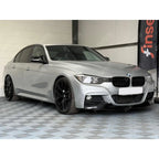 BMW 3 Series F30 F31 F35 M Sport Front Splitter in Gloss Black