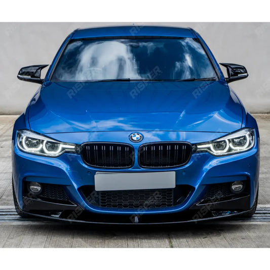 BMW 3 Series F30 F31 F35 M Sport Front Splitter in Gloss Black Gloss Black Front Splitter