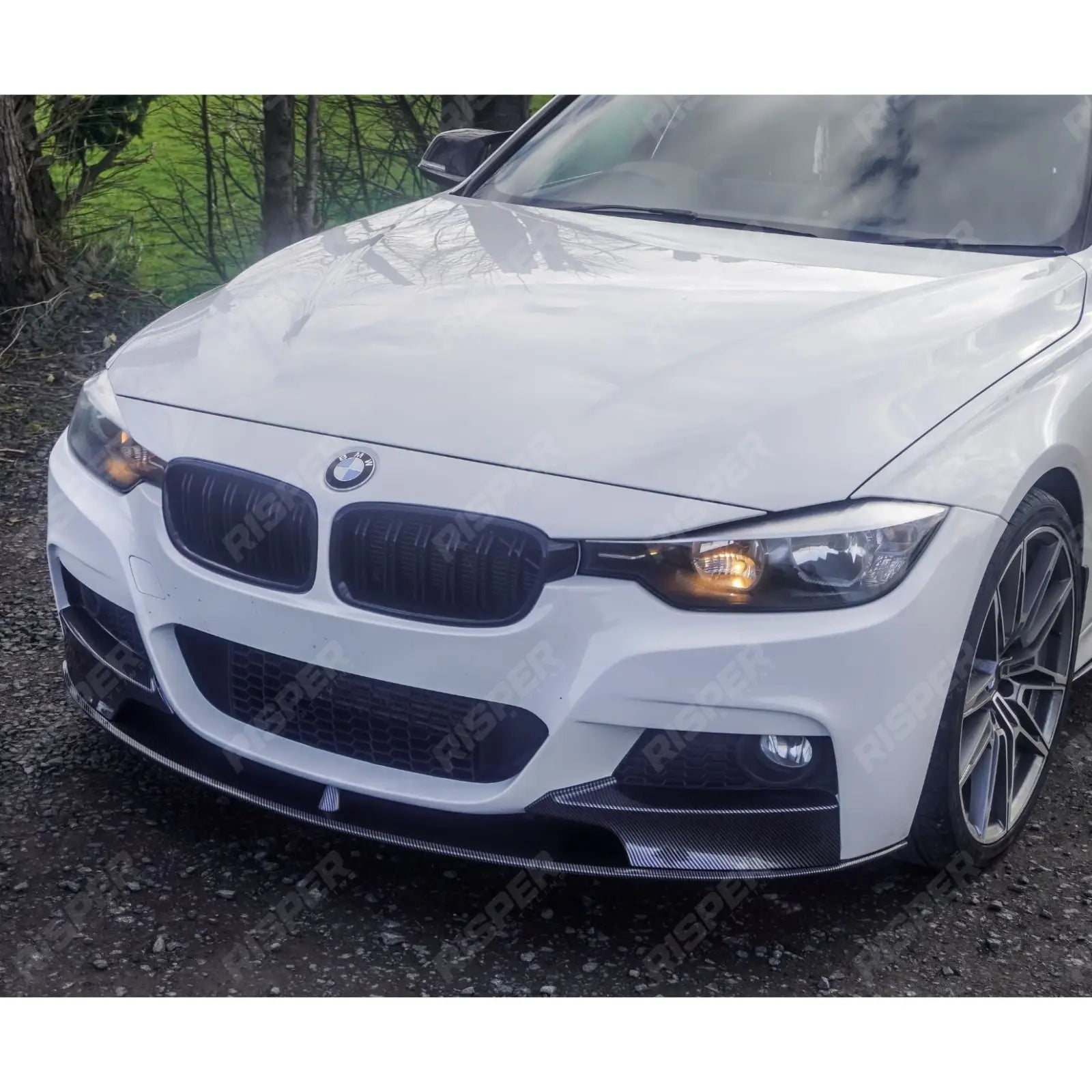 BMW 3 Series F30 F31 M Sport Front Splitter in Carbon Look Front Splitter