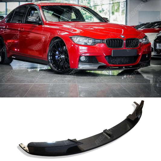 BMW 3 Series F30 F31 M Sport Front Splitter in Carbon Look