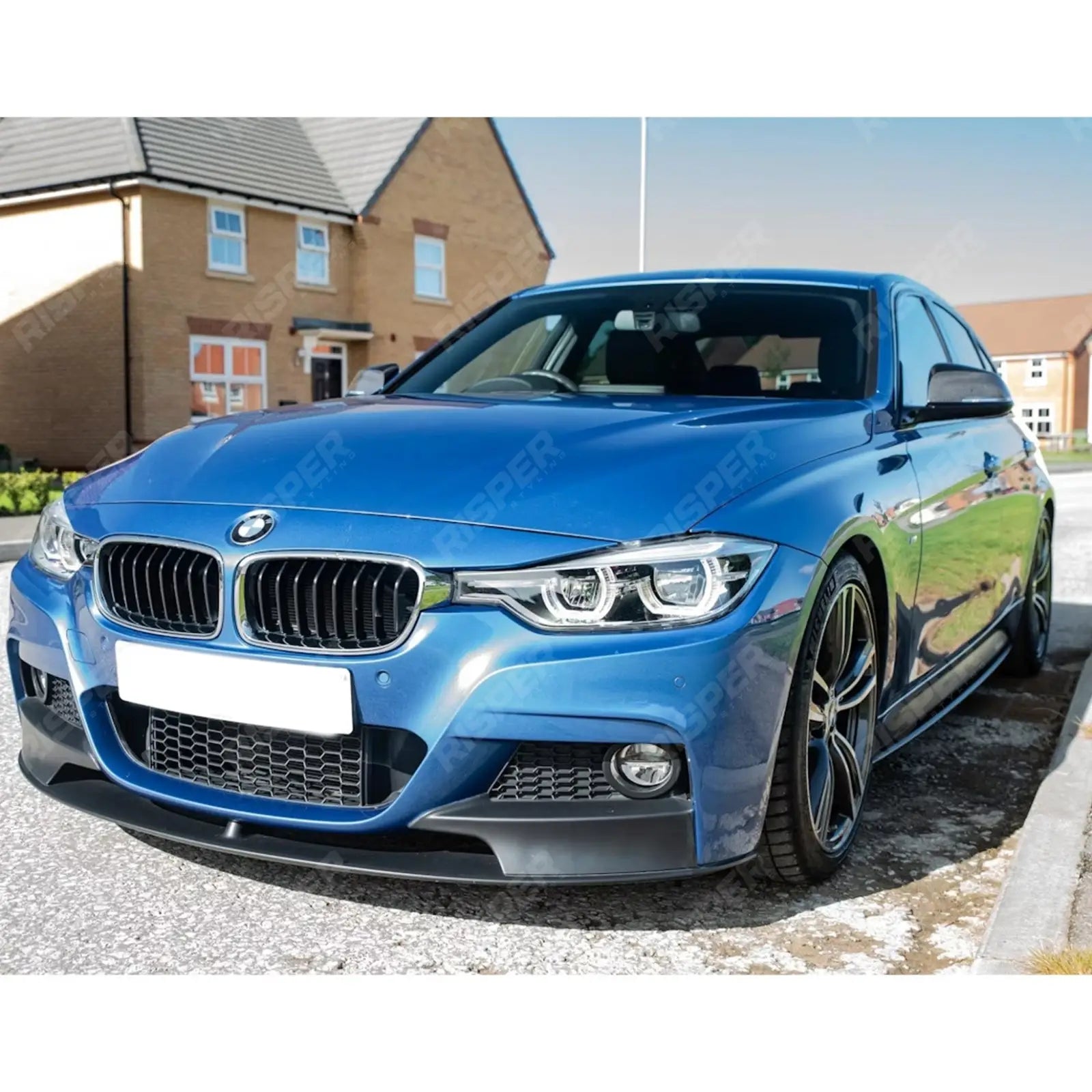 BMW 3 Series F30 F35 M Sport 2011 - 19 Front Splitter Lip in Matte Black