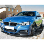 BMW 3 Series F30 F35 M Sport 2011 - 19 Front Splitter Lip in Matte Black