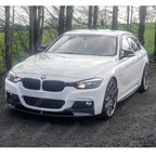 BMW 3 Series F30 F35 M Sport Side Skirt Splitters - Carbon Style Side Skirts