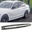 BMW 3 Series F30 F35 M Sport Side Skirt Splitters - Carbon Style Side Skirts