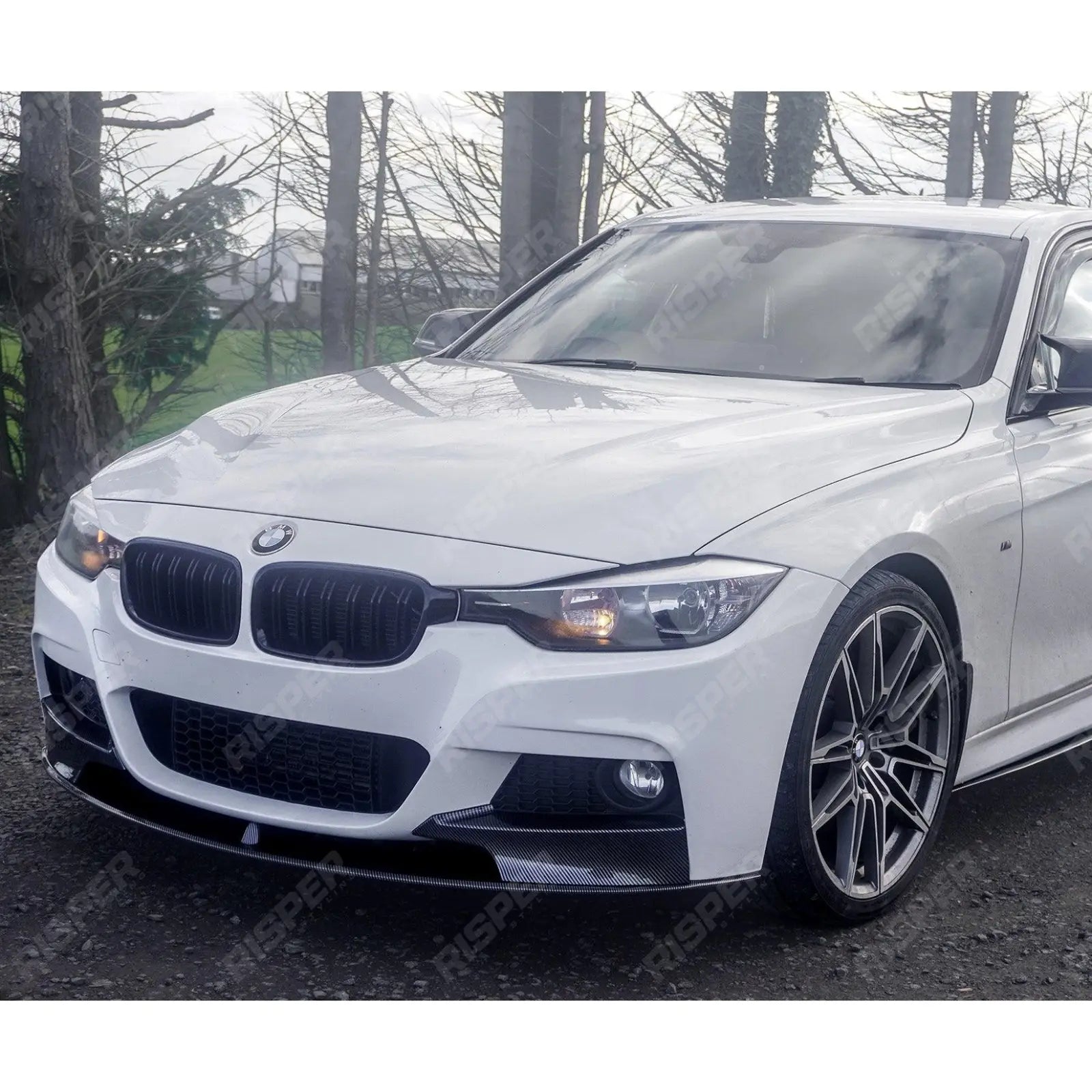 BMW 3 Series F30 M Sport 2012 - 2018 Carbon Look Full Aero Body Kit - Diffuser 0___0