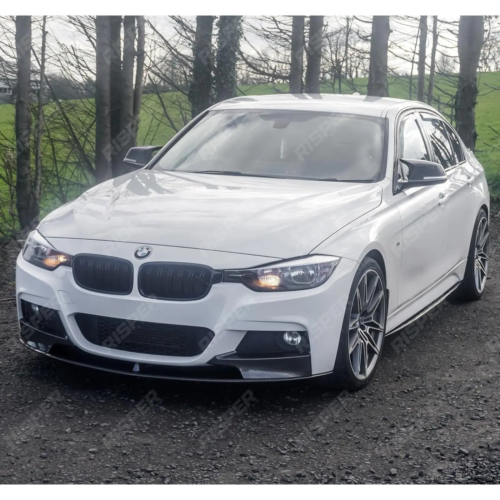 BMW 3 Series F30 M Sport 2012 - 2018 Carbon Look Full Aero Body Kit - Diffuser 0___0