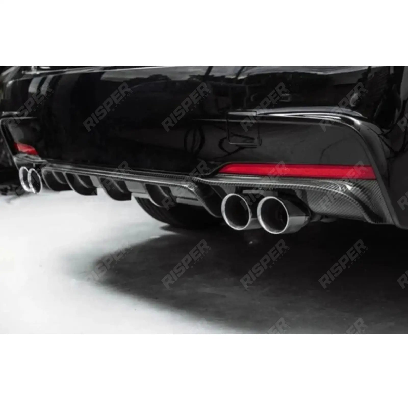 BMW 3 Series F30 M Sport 2012-2018 Carbon Look Full Aero Body Kit - Diffuser 00__00 Aero Kit