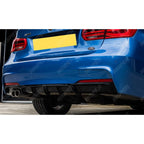BMW 3 Series F30 M Sport 2012-2018 Gloss Black Full Aero Body Kit - Diffuser 00___ Aero Kit