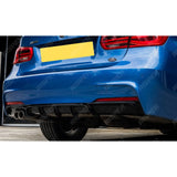 BMW 3 Series F30 M Sport 2012-2018 Gloss Black Full Aero Body Kit - Diffuser 00___ Aero Kit