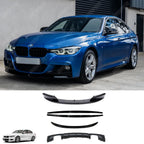 BMW 3 Series F30 M Sport 2012-2018 Gloss Black Full Aero Body Kit - Diffuser 00__00 Aero Kit