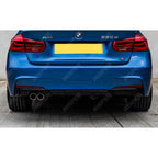 BMW 3 Series F30 M Sport 2012-2018 Gloss Black Full Aero Body Kit - Diffuser 00___ Aero Kit