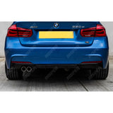 BMW 3 Series F30 M Sport 2012-2018 Gloss Black Full Aero Body Kit - Diffuser 00___ Aero Kit