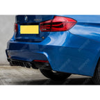 BMW 3 Series F30 M Sport 2012-2018 Gloss Black Full Aero Body Kit - Diffuser 00___ Aero Kit