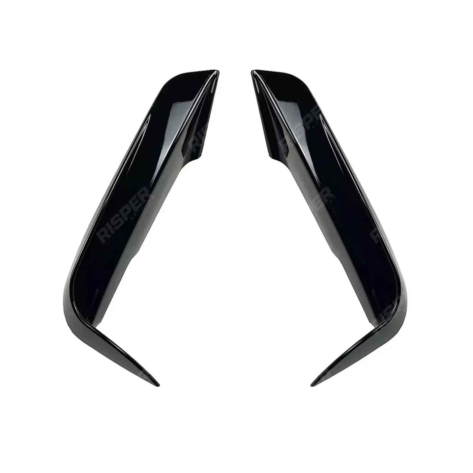 BMW 3 SERIES F30 M SPORT 2012-2019 FRONT UPPER CANARDS IN GLOSS BLACK Body Trims