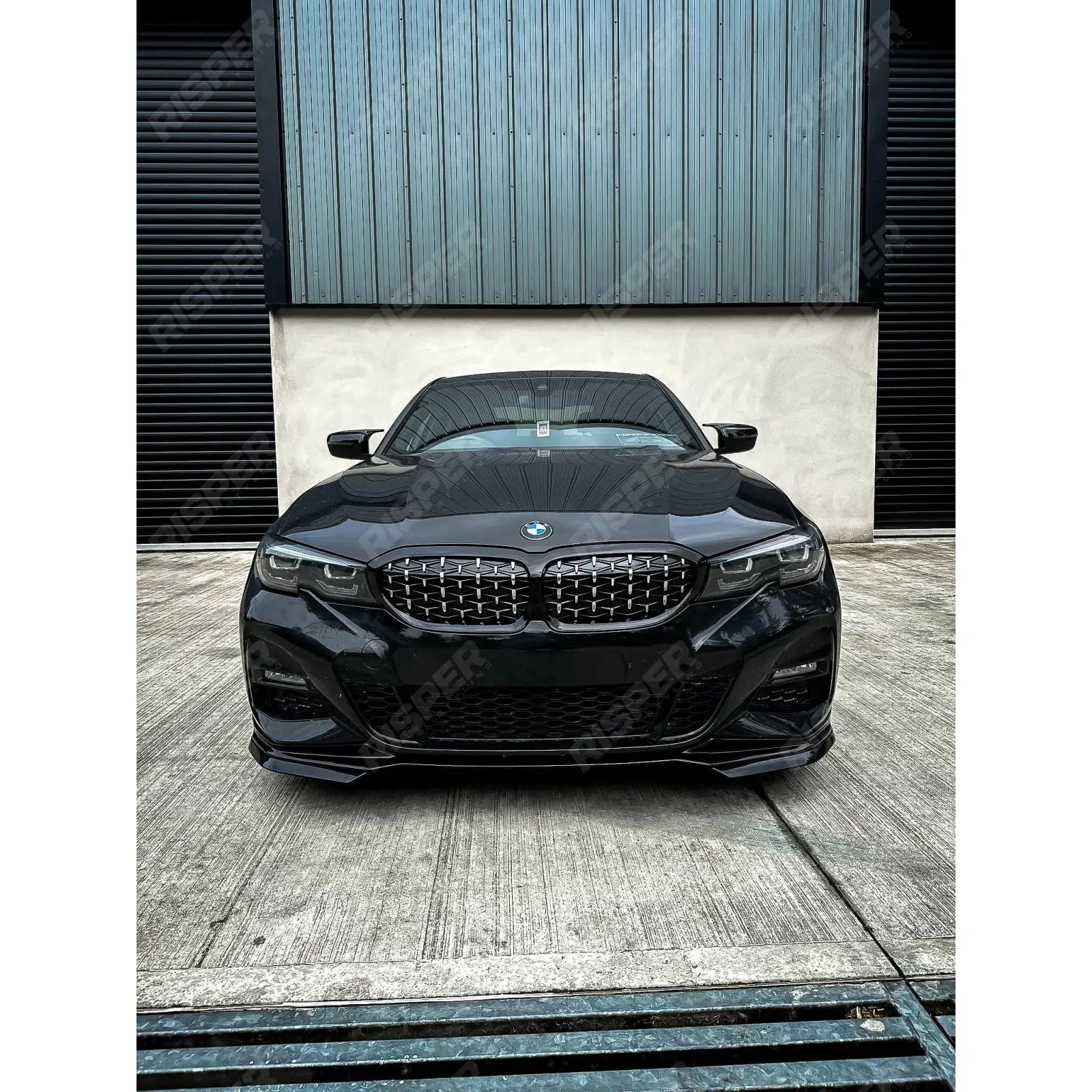 BMW 3 Series G20/G21 2018 - 2021 (pre - lci) Diamond Style Front Grill Gloss Black & Silver