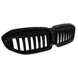 BMW 3 Series G20/G21 2018 - 2021 (Pre - LCI) Gloss Black Solid Slat Front Grill