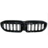 BMW 3 Series G20/G21 2018 - 2021 (pre - lci) M3 Style Front Grill Gloss Black Double Slat