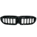 BMW 3 Series G20/G21 2018 - 2021 (pre - lci) M3 Style Front Grill Gloss Black Double Slat
