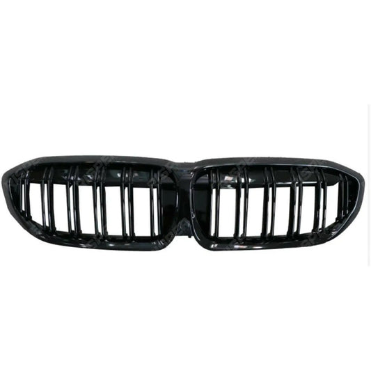 BMW 3 Series G20/G21 2018 - 2021 (pre - lci) M3 Style Front Grill Gloss Black Double Slat