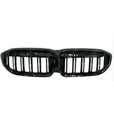 BMW 3 Series G20/G21 2018 - 2021 (pre - lci) M3 Style Front Grill Gloss Black Double Slat
