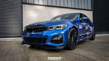 BMW 3 Series G20 G28 M Sport 2018+ Gloss Black Aero Kit Lip Package
