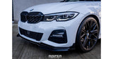 BMW 3 Series G20 G28 M Sport 2018+ Gloss Black Aero Kit Lip Package