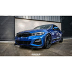 BMW 3 Series G20 G28 M Sport 2018+ Gloss Black Aero Kit Lip Package