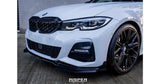 BMW 3 Series G20 G28 M Sport 2018+ Gloss Black Aero Kit Lip Package