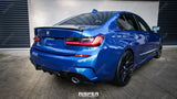 BMW 3 Series G20 G28 M Sport 2018+ Gloss Black Aero Kit Lip Package