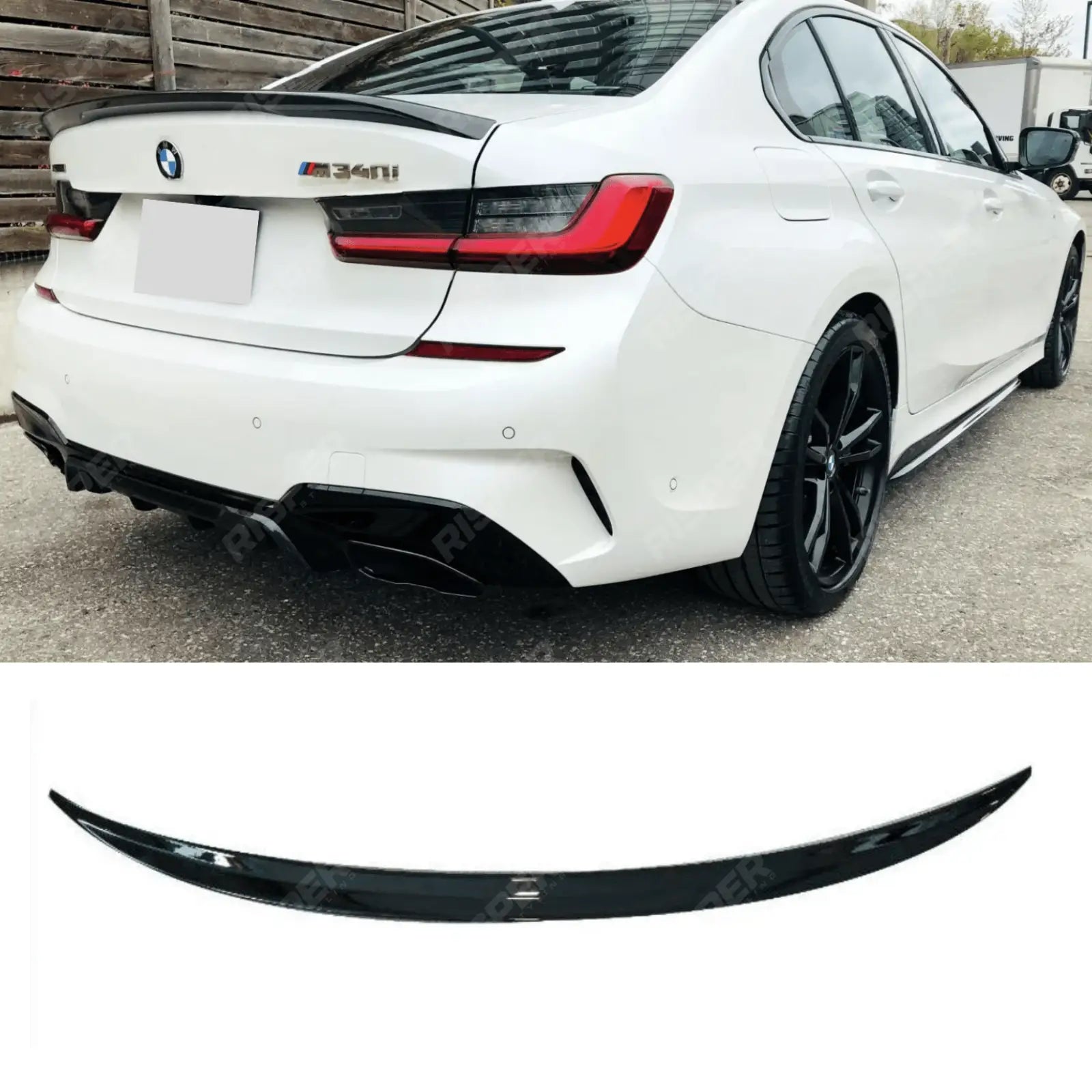 BMW 3 Series G20/G28 M - Sport Rear Spoiler Gloss Black Main image