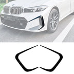 BMW 3 SERIES G20 (LCI) 2023+ FRONT BUMPER CANARDS IN GLOSS BLACK Body Trims