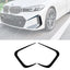 BMW 3 SERIES G20 (LCI) 2023+ FRONT BUMPER CANARDS IN GLOSS BLACK Body Trims
