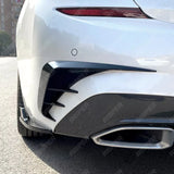 BMW 3 SERIES G20 M SPORT PRE LCI 2019-2022 REAR BUMPER SPORT VENTS IN GLOSS BLACK Body Trims